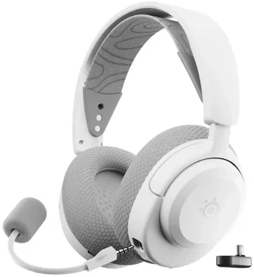 Ausinės STS Steelseries Arctis Nova 3P Laisvų rankų įranga Bevielis Su lankeliu Žaidimams C tipo USB Bluetooth Balta