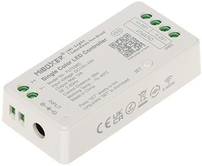 LED APŠVIETIMO VALDIKLIS FUT036S 2,4 GHz, MONO 12 ... 24 V DC MiBOXER / Mi-Light