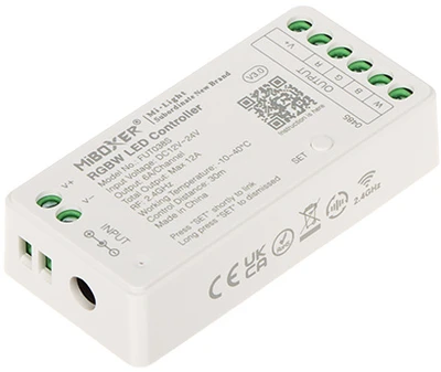 STEROWNIK OŚWIETLENIA LED FUT038S 2.4 GHz, RGBW 12 ... 24 V DC MiBOXER / Mi-Light
