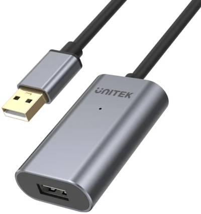 UNITEK Y-274 Unitek Cable USB 2.0 Active Extension 20m Alu. Y-274