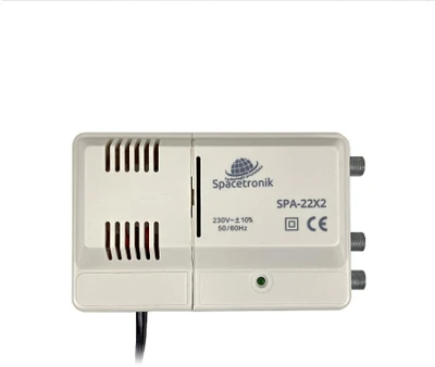Spacetronik SPA-22X2 FM/VHF UHF 12V TV stiprintuvas