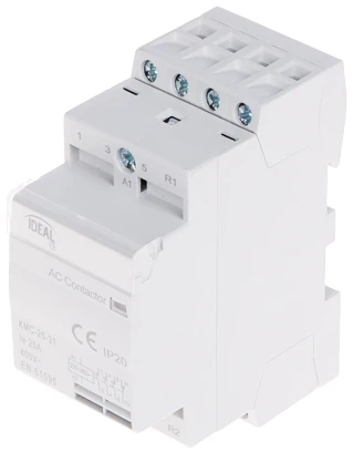 Ideal Kanlux Modulinis kontaktorius 25A 3NO 1R 230V AC KMC-25-31 (23247)