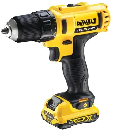 Dewalt Akumuliatorinis suktuvas-gręžtuvas su akumuliatoriumi, 12 V, 2 Ah | DCD710D2-QW