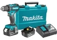 Makita DDF485RFE komplektas su priedais
