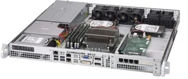 Super Micro Computer SERVERIO DĖKLAS 1U 400 W / CSE-515-R407 SUPERMICRO