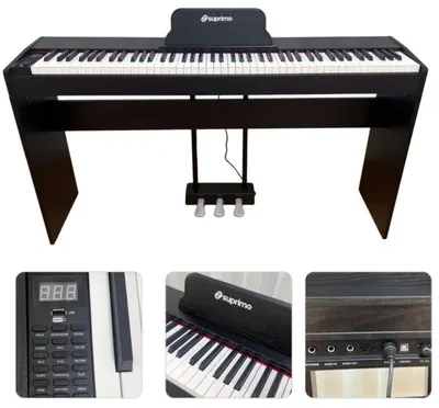 SUPRIMO SDP88 BK stalinis skaitmeninis pianinas, juodas