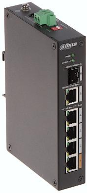 Šakotuvas PRAMONINIS SWITCH'AS POE PFS3106-4ET-60-V2 4 PRIEVADŲ SFP DAHUA