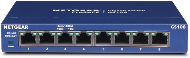 Šakotuvas SWITCH NETGEAR GS108GE
