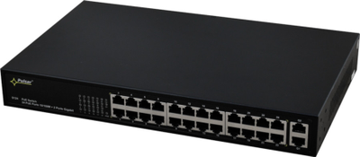 Šakotuvas Jungiklis POE PULSAR S124 24+2 UPLINK POE+ GIGABIT