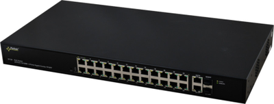 Šakotuvas SWITCH POE PULSAR SF124 24+2 UPLINK/SFP POE+ GIGABIT