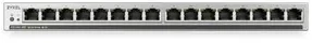 „Zyxel GS1100-16/16-port 10/100/1000Mbps Gigabit Ethernet“ komutatorius, be ventiliatoriaus, 802.3az (Žalias), darbalaukio