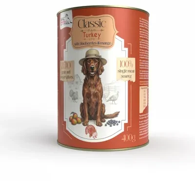 SYTA MICHA Classic Mono kalakutiena with mango - wet dog food - 400g