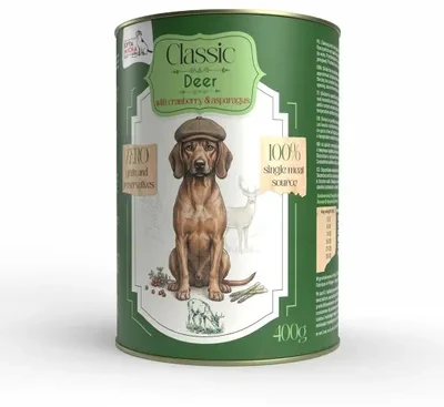 SYTA MICHA Classic Mono Deer with cranberries - wet dog food - 400g