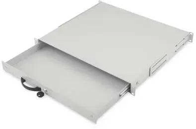 DIGITUS Schublade 1HE 483mm grau abschliebar