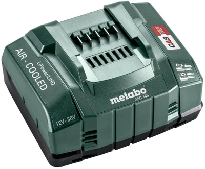 Metabo Greito veikimo įkroviklis ASC 145, 12-36 v, oru aušinamas 627378000