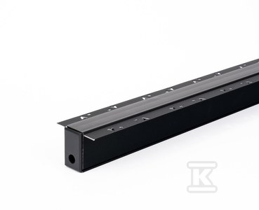 V-tac Magnetinių sistemų užglaistomas bėgelis, juodas, 2m