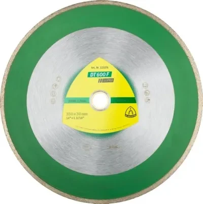 Deimantinis pjovimo diskas šlapiam pjovimui Klingspor DT 600 F Supra; 250x1,9x30,0 mm