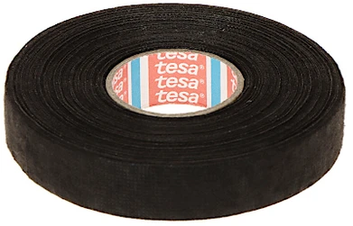 Izoliuojanti tekstilinė juosta TESA (juoda) 25m x 19mm 51608-00001-00