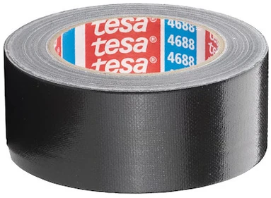 Audinio juosta TESA STANDART (juoda) 50m x 48mm 04613-00046-00