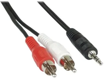 Wentronic TECHLY 504402 Techly Audio stereo laidas, lizdas 3,5 mm iki 2x RCA M/M 50 cm