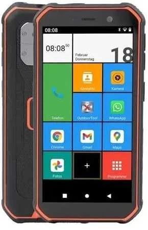 OLP Olympia TREK 14 cm (5.5″) Dviguba SIM jungtis Android 10 4G C tipo USB 3 GB 32 GB 5000 mAh Juoda, Oranžinė