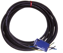 Telemecanique Sensors Schneider Electric Galinis perjungiklis Korpuso 1R 1Z pliūpsnio metalo kabelis 5m (ZCMD21L5)