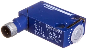 Telemecanique Sensors „Schneider Electric“ ribinio jungiklio korpusas 1P veržliarakčio metalinis M12 4 kontaktų (ZCMD21M12)