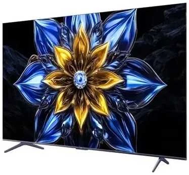 Televizorius TCL 4K QLED TV | 55T8C | 55 | Smart TV | Google TV | Juodas
