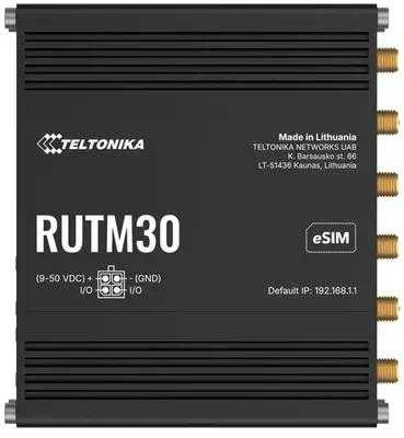 Teltonika Maršrutizatorius RUTM30 (ES) WiFi/5G LTE kompaktiškas, su dviem SIM kortelėmis ir