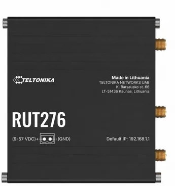 TELTONIKA daiktų interneto maršrutizatorius RUT276 5G REDCAP