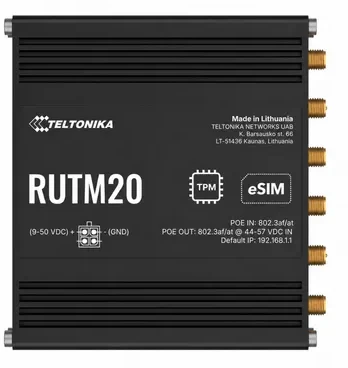 Teltonika Maršrutizatorius RUTM20 Kompakter 5G Maršrutizatorius