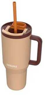 Termopuodelis su teleskopiniu šiaudeliu Kambukka Rio Tumbler 950ml Almond Dream