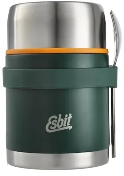 Termosas Esbit Classic Food Jug su stalo įrankiais 0,75 l žalios spalvos