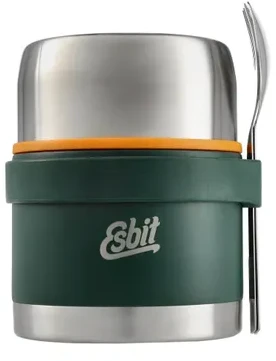 Esbit termosas maistui su stalo įrankių rinkiniu 0,5L Forest Žalias