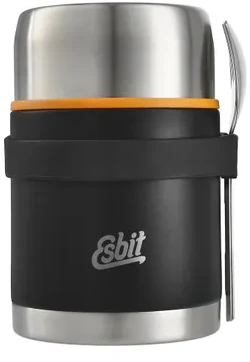 Esbit Classic Food Jug maisto termosas su stalo įrankiais 0,75 l juodas