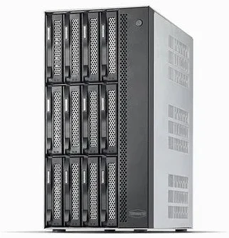 „TERRAMASTER T12-500 Pro NAS“ failų serveris su „Intel Core i7-1255U“, 16 GB RAM, 12 lizdų