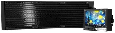 „Thermalright Hyper Vision UB AiO Vanduo“ aušinimas, ARGB, „Intel“ ir „AMD“ × 360 mm, baltos spalvos