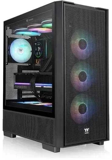 Midi Thermaltake S380 TG ARGB Juodas