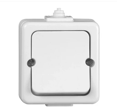 Timex Elektro Timex JANTAR Vieno jungiklio n/t IP44 baltas /užsukamas raktas/ WNT-1J