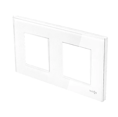 Touchme Dvigubas stiklo rėmas baltas (TM716W)