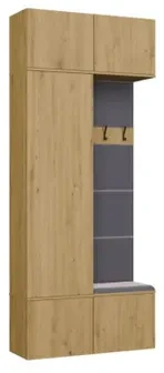 Top E Shop HAGA II 1SZ1W Wardrobe – Artisan Oak