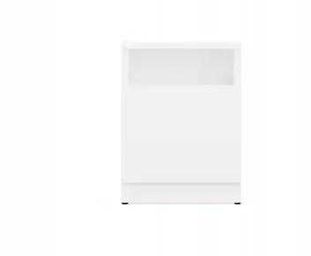 Top E Shop GALAX 30/1D Baltas BEDSIDE TABLE