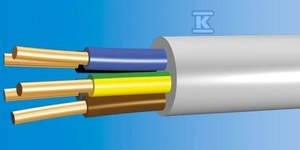 Śląsk kabelis YDY kabelis 5x4mm2 450/750V NKT 172170005C0100 diskai