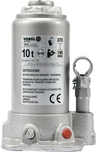VOREL DŹWIGNIK TŁOKOWY HYDRAULICZNY 10T 195-375mm 80052