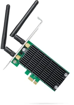 TP-LINK Archer T4E, dviejų juostų PCI Express adapteris 2.4GHz/5GHz, 802.11ac, 300+867 Mbps, 2x nuimamos antenos