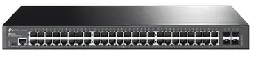 Šakotuvas Tinklo Įranga - TP-Link SG3452X 48-Port 1Gbps Valdomas Jungiklis Juodas