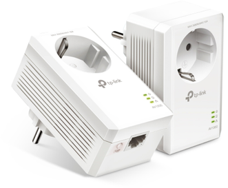 TP-LINK AV1000 Gigabit Passthrough Powerline Starter Kit