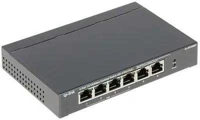 Šakotuvas SWITCH POE TL-SF1006P 4-PORTOWY + 2X UPLINK TP-LINK