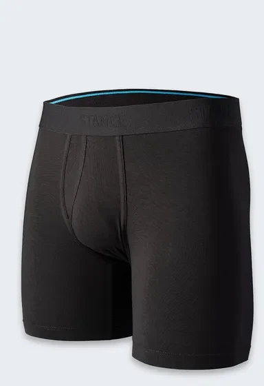 NORMANN Termoaktyvios bokserinės kelnaitės Stance Staple ST, 6 colių, juodos