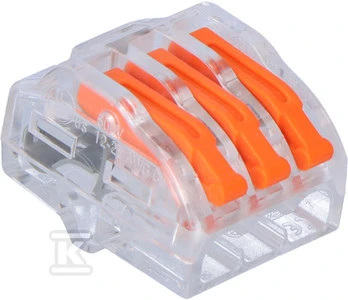 Trytyt LAIDAS UŽSTRAUKIAMAS JUNGTIS 0,2-4,0mm2 PC-233 3 LIZDAI (50 vnt.)